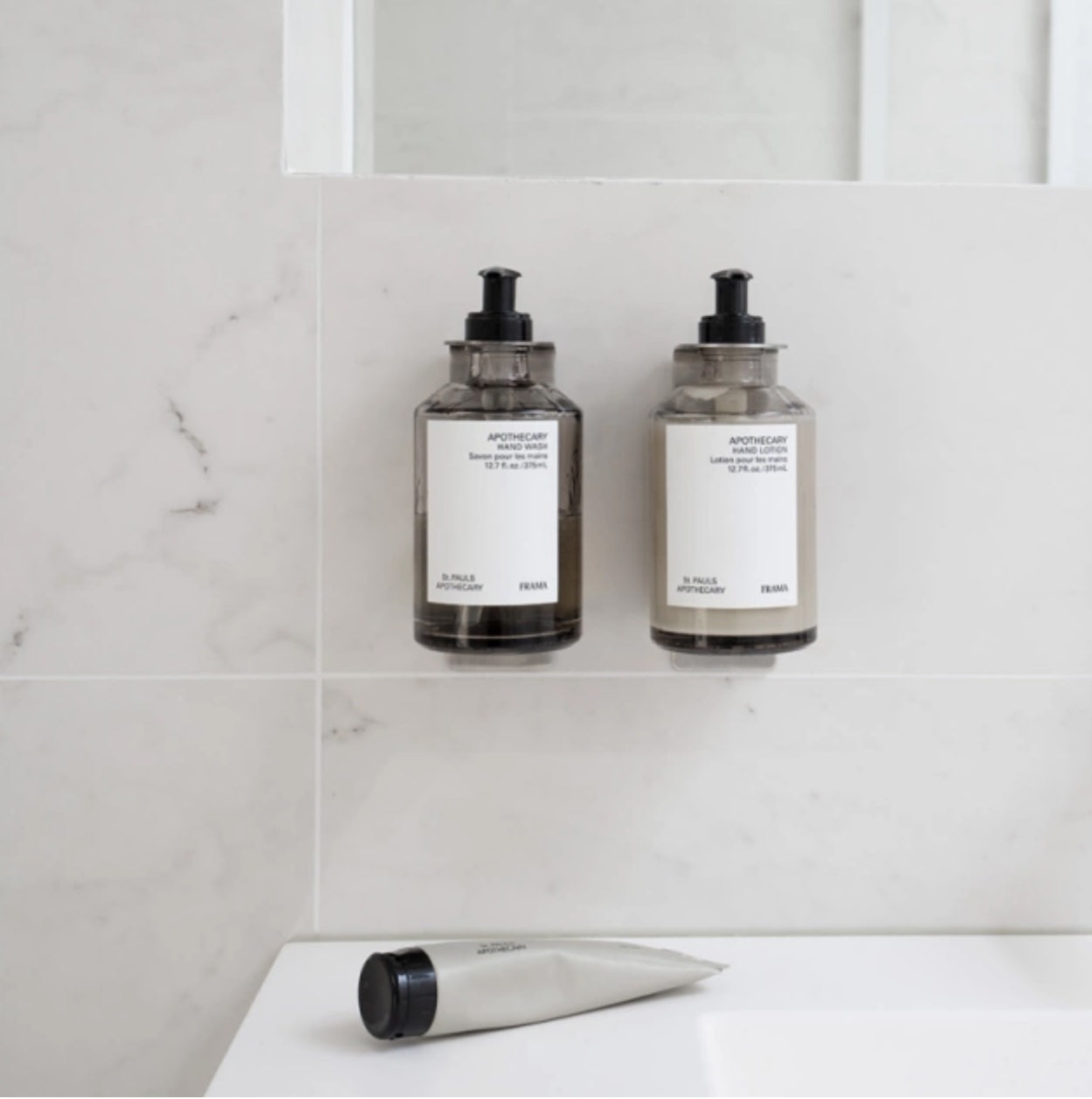 Sæbedispenser holder - Poleret krom