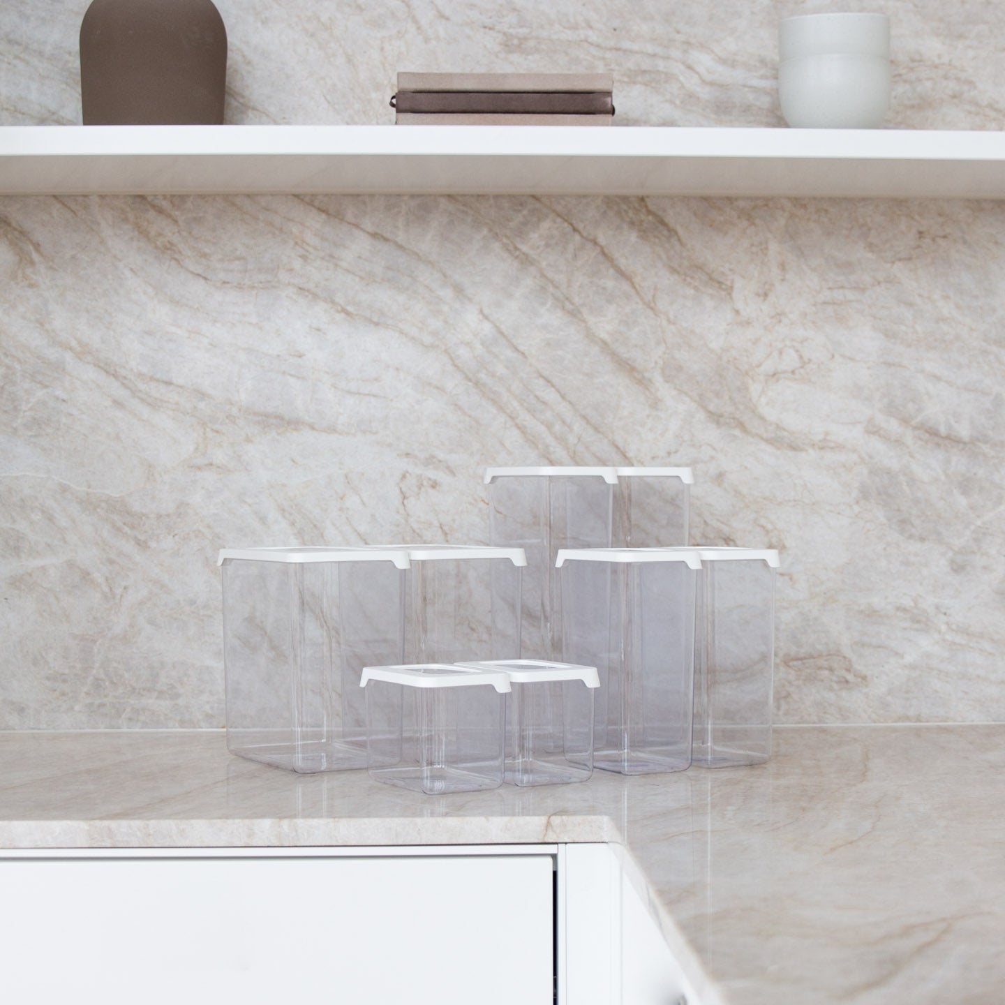 Package solution storage bins