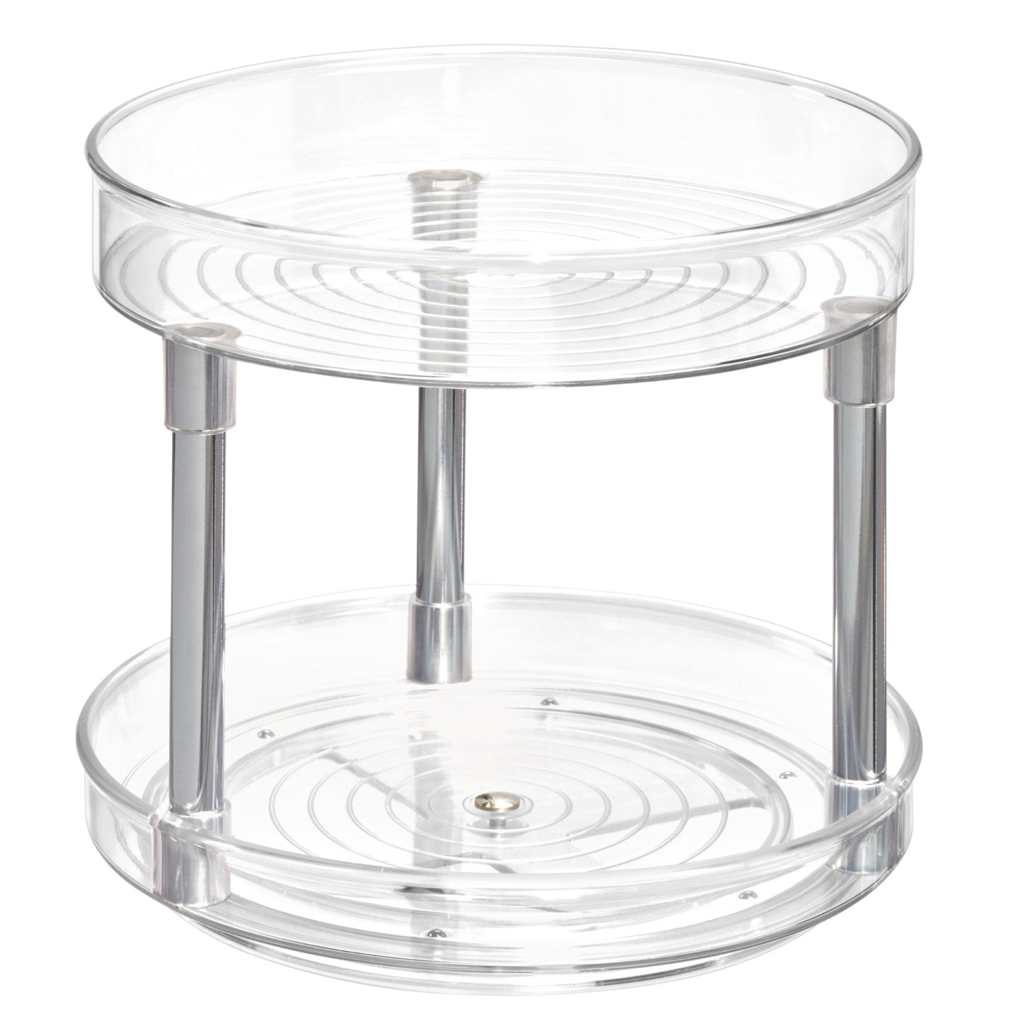 Plastic turntable, two levels
