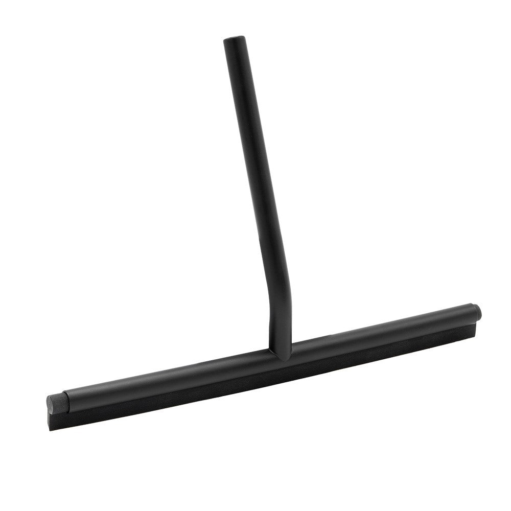 Shower scraper with holder - Matte Black