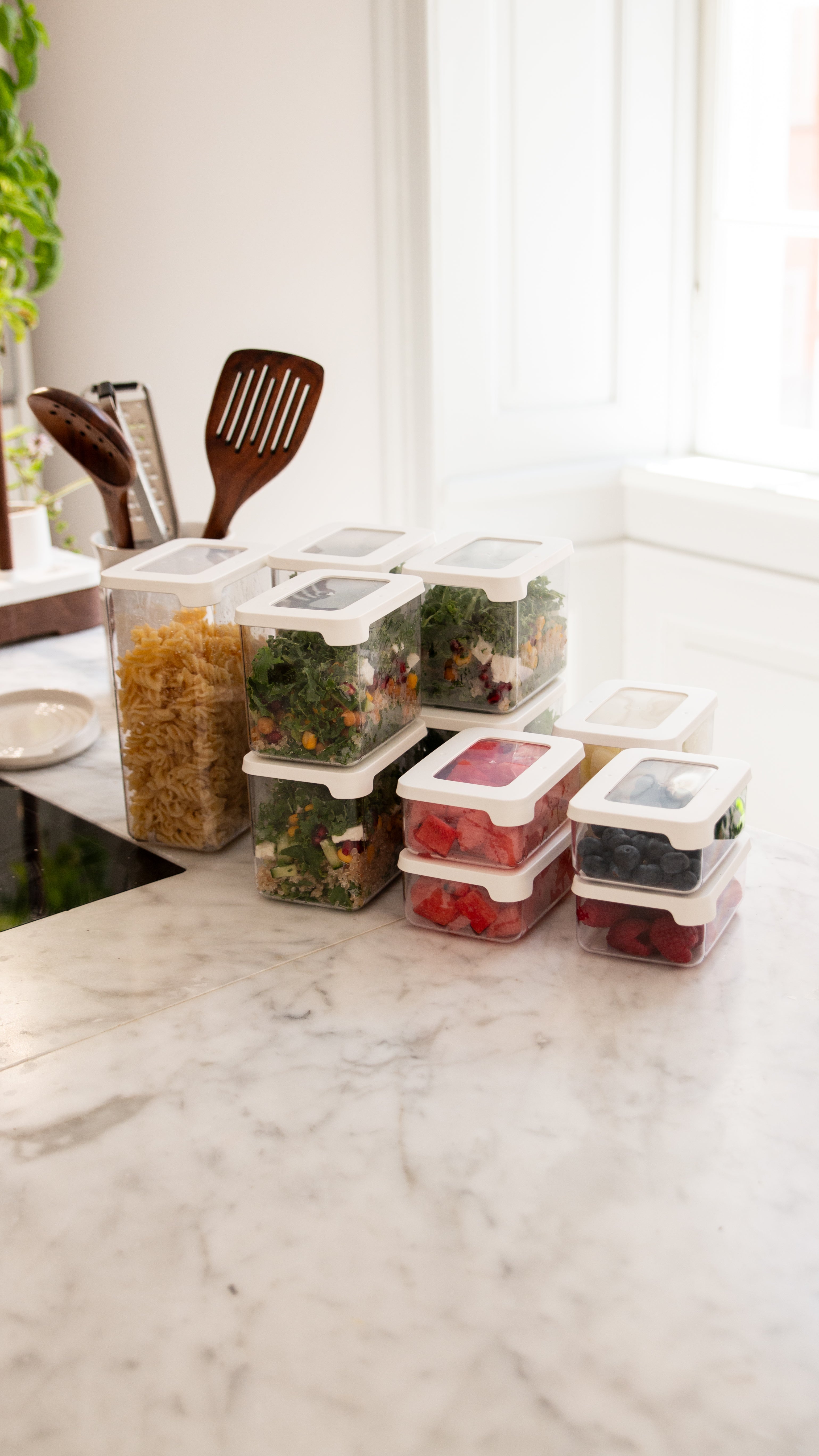 Meal prep bøtter - Sådan skaber du ro i køl og fryser nemt