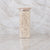 Storage jar with wooden lid square 1800 ml light