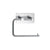 Toilet roll holder - Brushed steel