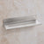 Shower shelf low edge - Brushed steel