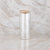 Storage jar with wooden lid round 1500 ml light
