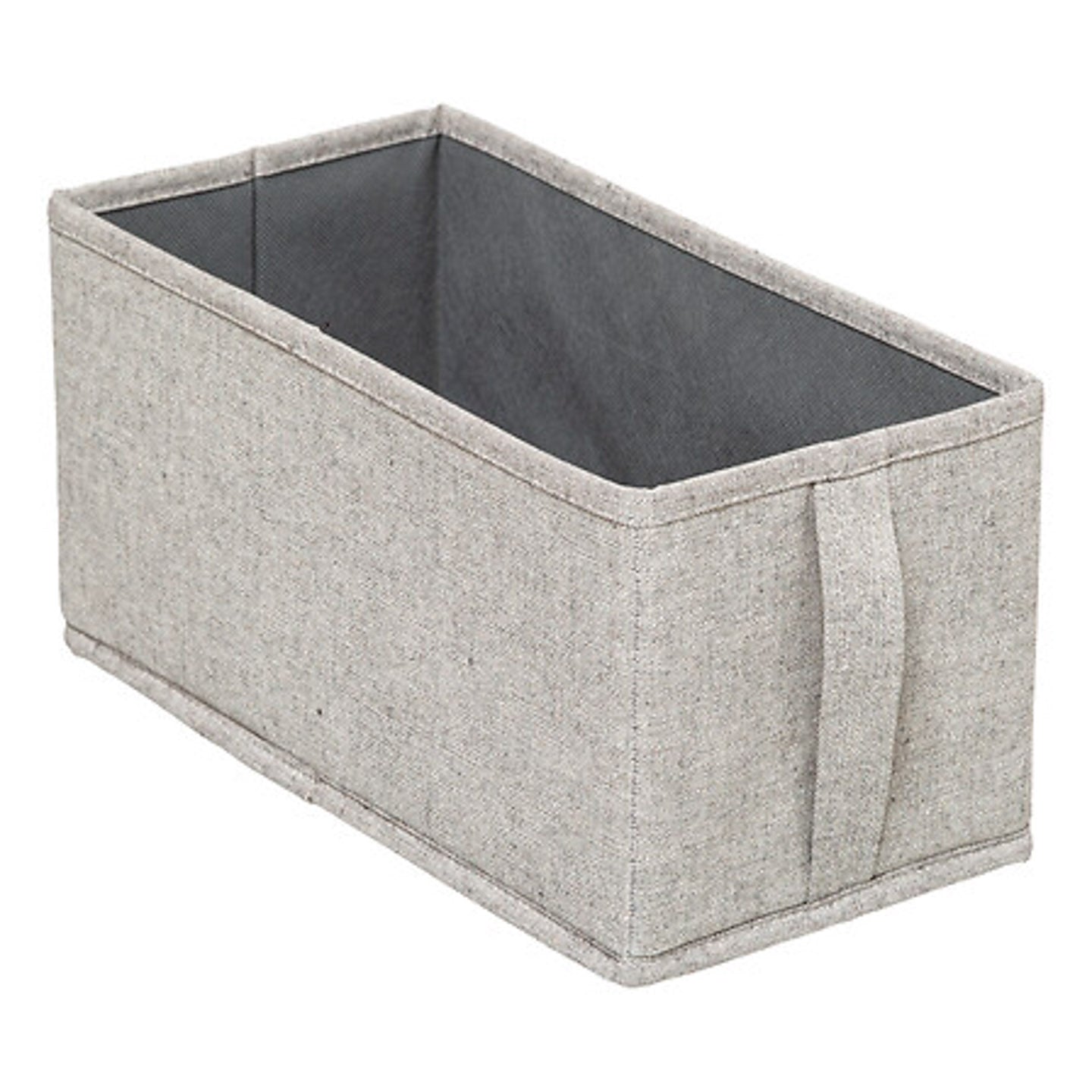 Low fabric storage box