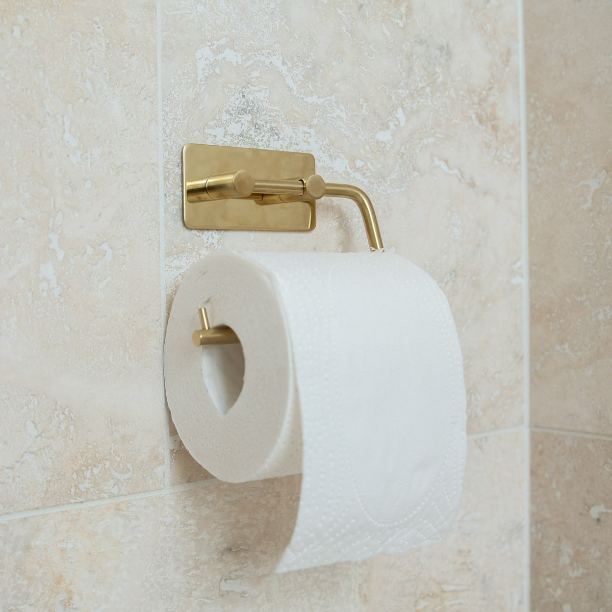 Toiletrulleholder – Messing