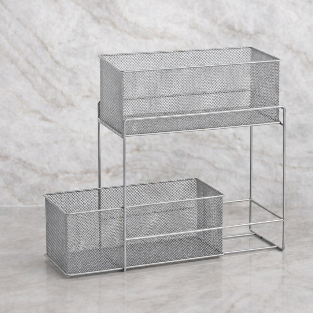 Sølv metal organizer