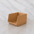 Naturel Wooden Box: Open-Front