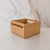 Naturel Wooden Box: Square