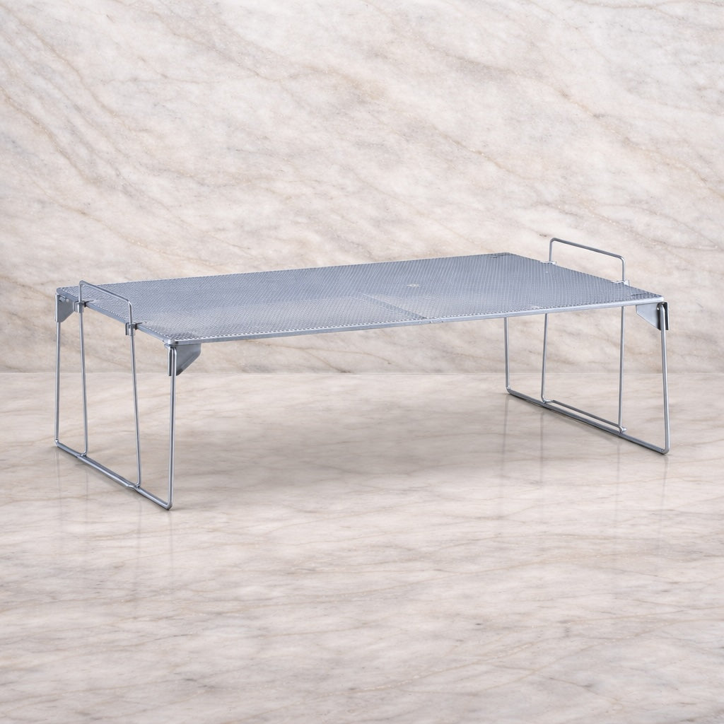 Sølv metal organizer til køkkenredskaber