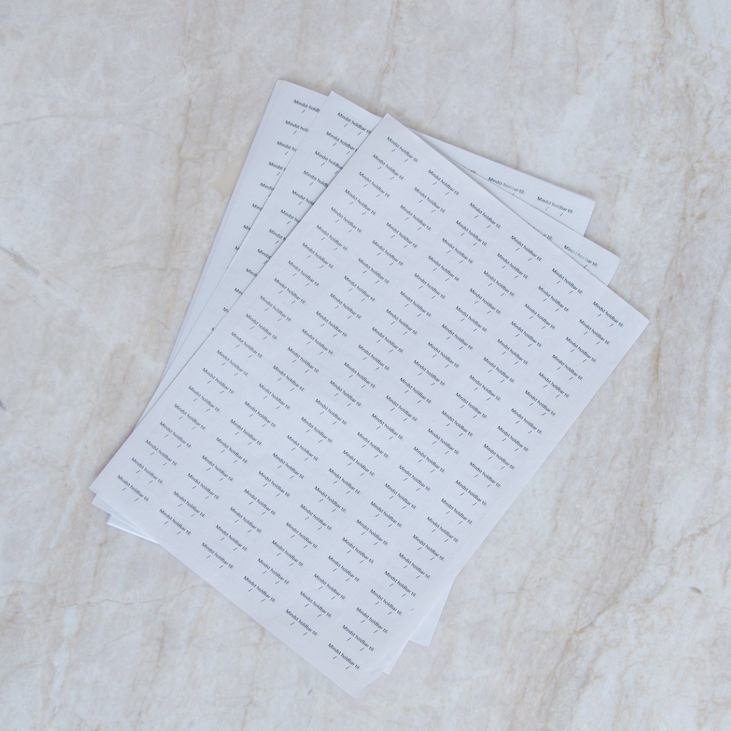 Udløbsdato labels med 240 stk til opbevaringsglas og bøtter i køkkenet